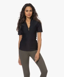 Deblon Sports Rosy Bee T-Shirt Met Rits - Zwart -Mode Kleding 959074e7 7ec8 44fa 8663 c76d1b396fef 96