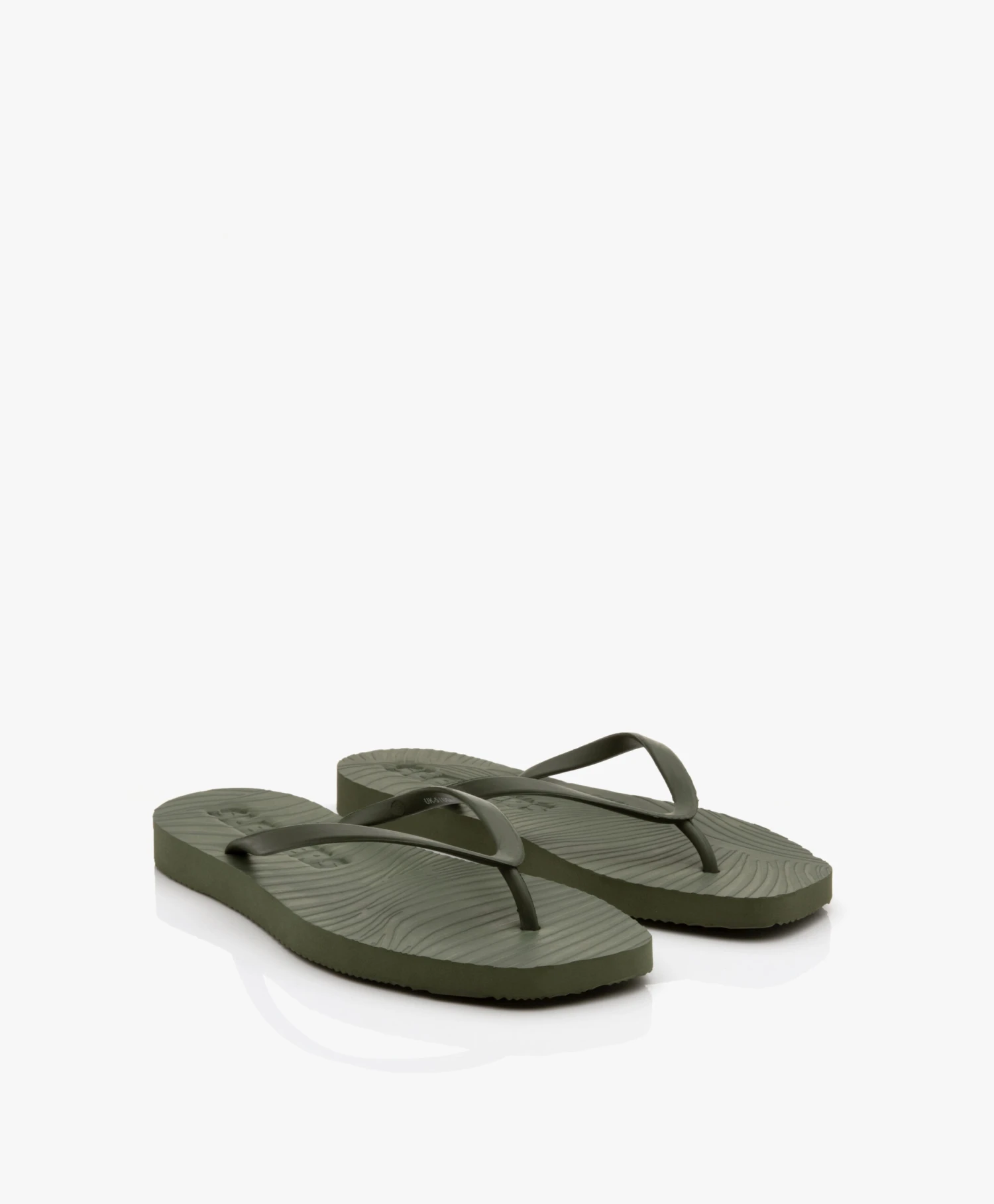 Sleepers Tapered Teenslippers Van Natuurlijk Rubber - Groen 3 Sleepers Tapered Teenslippers Van Natuurlijk Rubber - Groen - Afbeelding 3