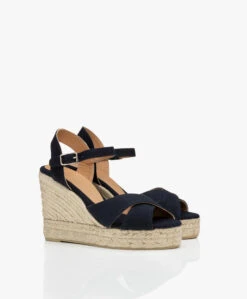 Castañer Blaudell 10,5Cm Canvas Espadrilles Met Sleehak - Azul Marino 22 Castañer Blaudell 10,5Cm Canvas Espadrilles Met Sleehak - Azul Marino -Mode Kleding 963e33d0 df72 4377 bc7c a53de9f425a2 49