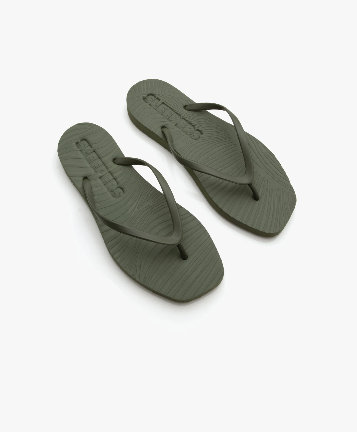 Sleepers Tapered Teenslippers Van Natuurlijk Rubber - Groen 9 Sleepers Tapered Teenslippers Van Natuurlijk Rubber - Groen - Afbeelding 9