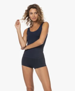 Hanro Touch Feeling Tanktop - Deep Navy -Mode Kleding 980fe813 2539 43af be59 ad6686621db7 215