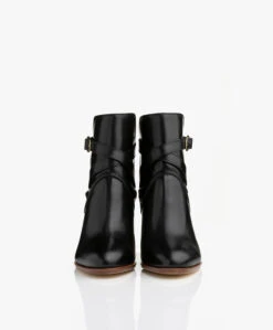 Vanessa Bruno Leren Enkellaarzen - Zwart -Mode Kleding 9c5b3723 3a97 4965 98cc bf688553a992