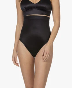 Spanx® Suit Your Fancy High-Waisted Thong- Zwart