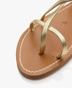 K. Jacques St. Tropez Muse Leren Sandalen - Lame Platine -Mode Kleding 9d51a4f1 4afb 4600 a021 3145122303ef 553