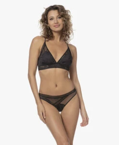 Calvin Klein Mesh En Kanten Slip - Zwart -Mode Kleding 9e13d5b5 b472 4ab9 88d3 ef540b08686b 95