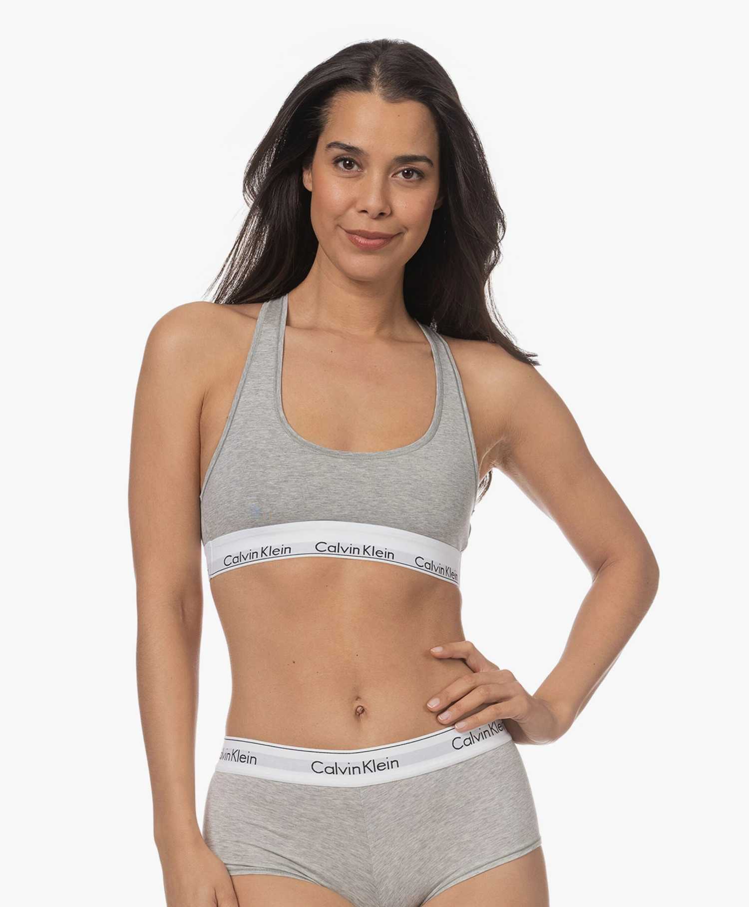 Calvin Klein Modern Cotton Bralette - Grijs 11 Calvin Klein Modern Cotton Bralette - Grijs - Afbeelding 11