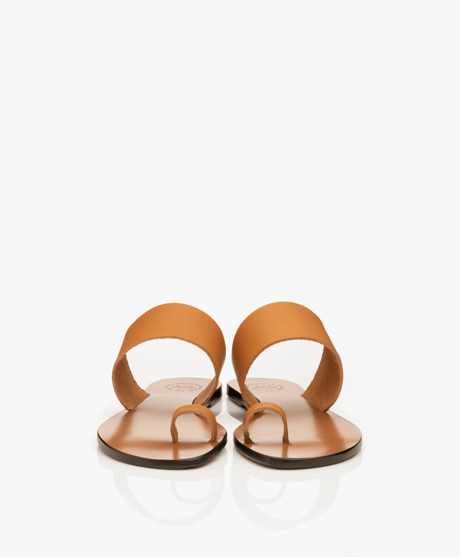 Atp Atelier Astrid Leren Teenslippers - Terra 7 Atp Atelier Astrid Leren Teenslippers - Terra - Afbeelding 7