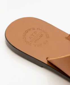 Atp Atelier Astrid Leren Teenslippers - Terra 23 Atp Atelier Astrid Leren Teenslippers - Terra -Mode Kleding ATP Atelier Astrid Leren Teenslippers Terra 80