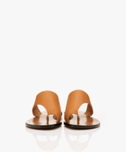 Atp Atelier Rosa Leren Slippers - Terra -Mode Kleding ATP Atelier Rosa Leren Slippers Terra 07