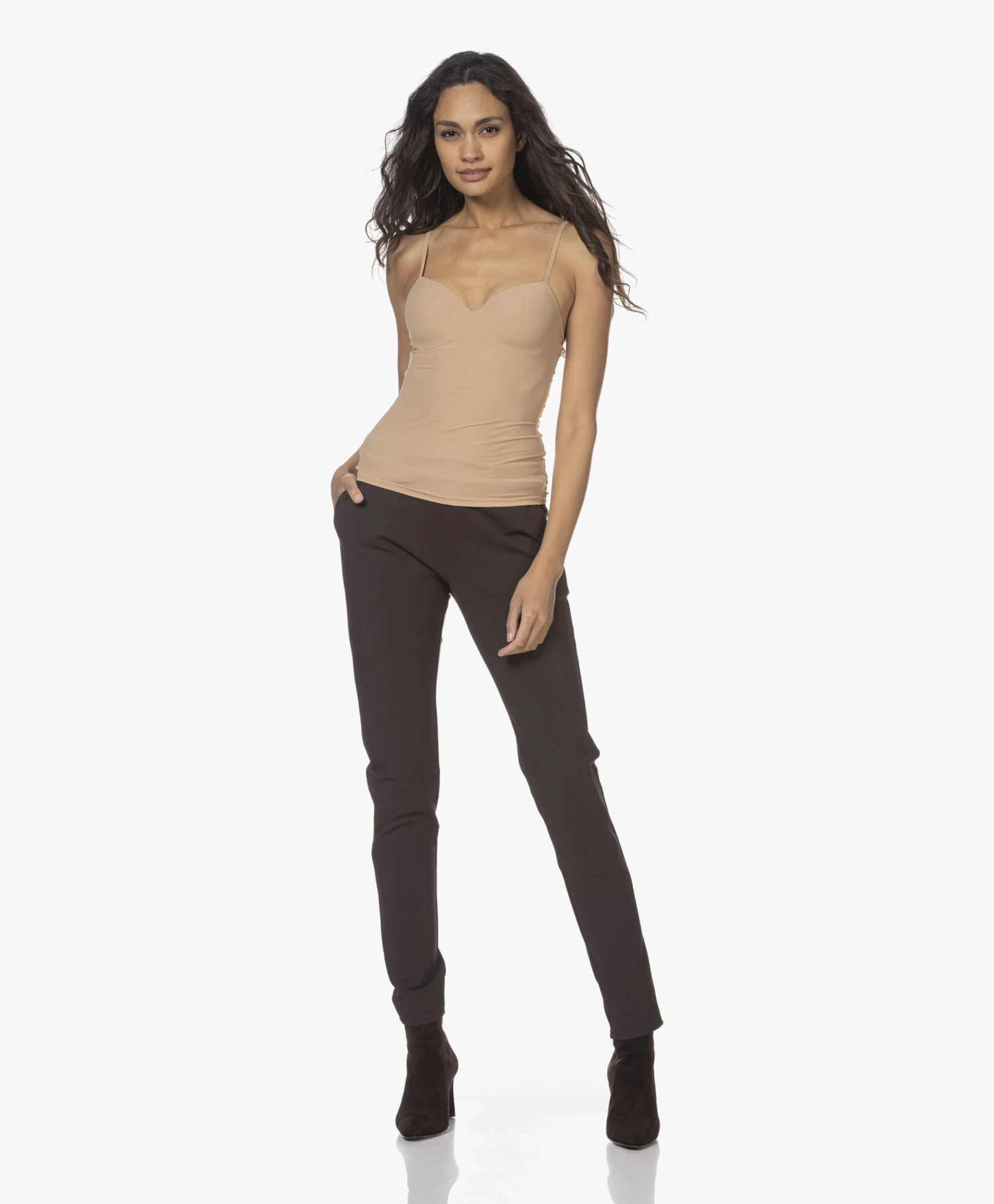 Hanro Allure Bh Camisole - Nude 9 Hanro Allure Bh Camisole - Nude - Afbeelding 9