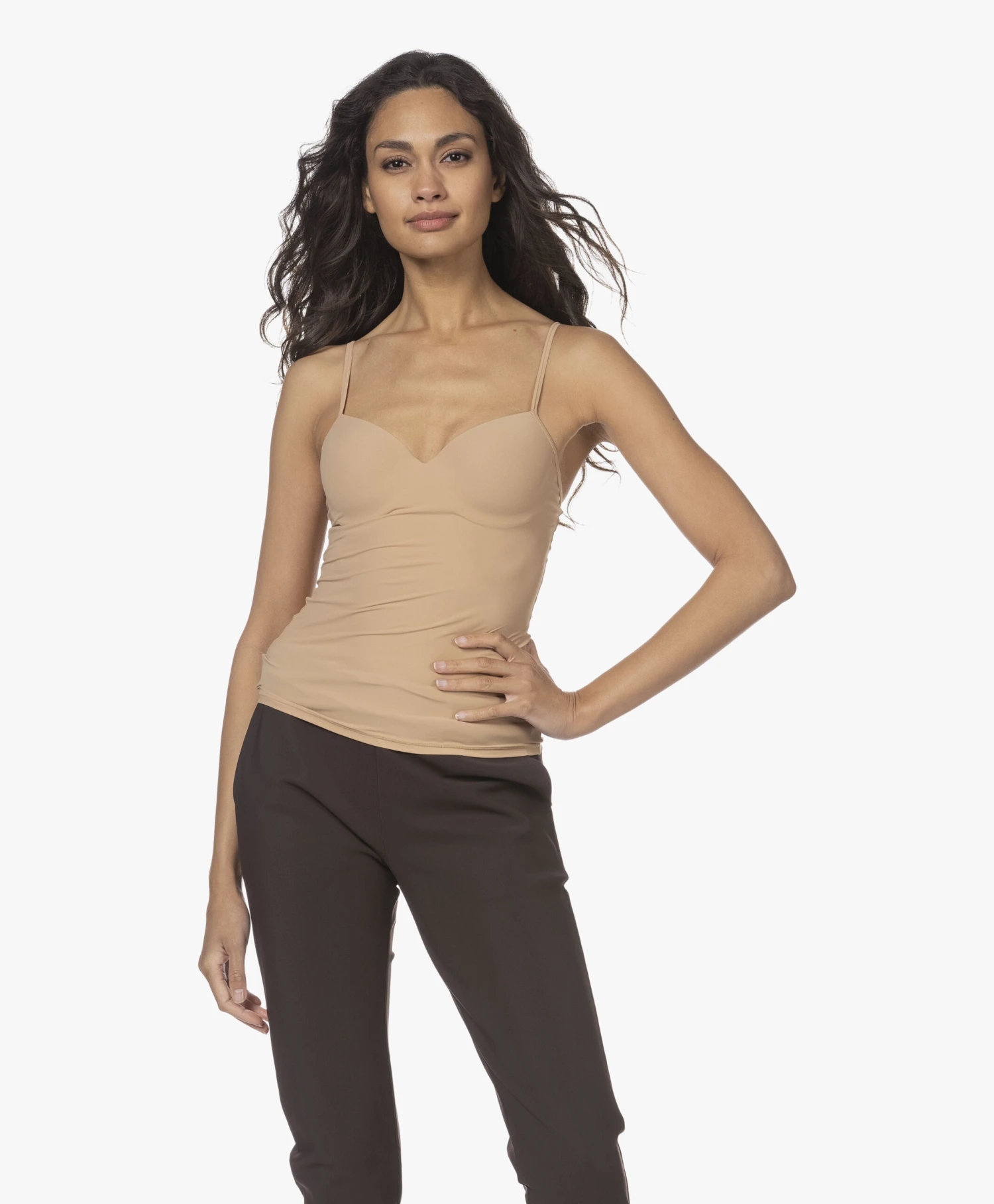 Hanro Allure Bh Camisole - Nude 12 Hanro Allure Bh Camisole - Nude - Afbeelding 12