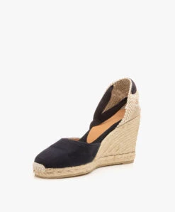 Castañer Carina 10Cm Canvas Sleehak Espadrilles - Azul Marino 18 Castañer Carina 10Cm Canvas Sleehak Espadrilles - Azul Marino -Mode Kleding Castaer Carina Azul Marino 04