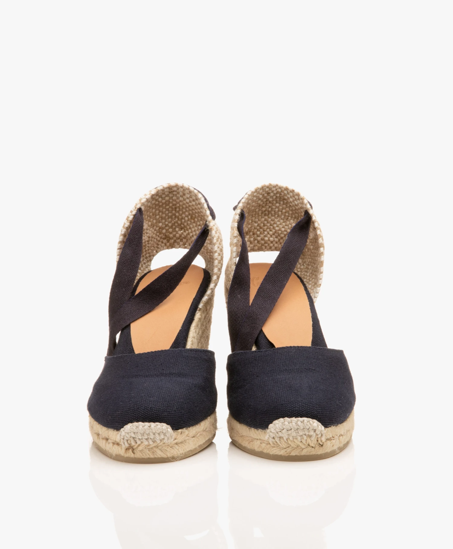 Castañer Carina 10Cm Canvas Sleehak Espadrilles - Azul Marino 6 Castañer Carina 10Cm Canvas Sleehak Espadrilles - Azul Marino - Afbeelding 6