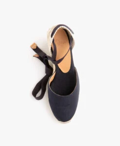 Castañer Carina 10Cm Canvas Sleehak Espadrilles - Azul Marino 21 Castañer Carina 10Cm Canvas Sleehak Espadrilles - Azul Marino -Mode Kleding Castaer Carina Azul Marino 07