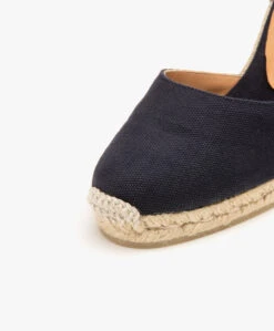 Castañer Carina 10Cm Canvas Sleehak Espadrilles - Azul Marino 13 Castañer Carina 10Cm Canvas Sleehak Espadrilles - Azul Marino -Mode Kleding Castaer Carina Azul Marino 08
