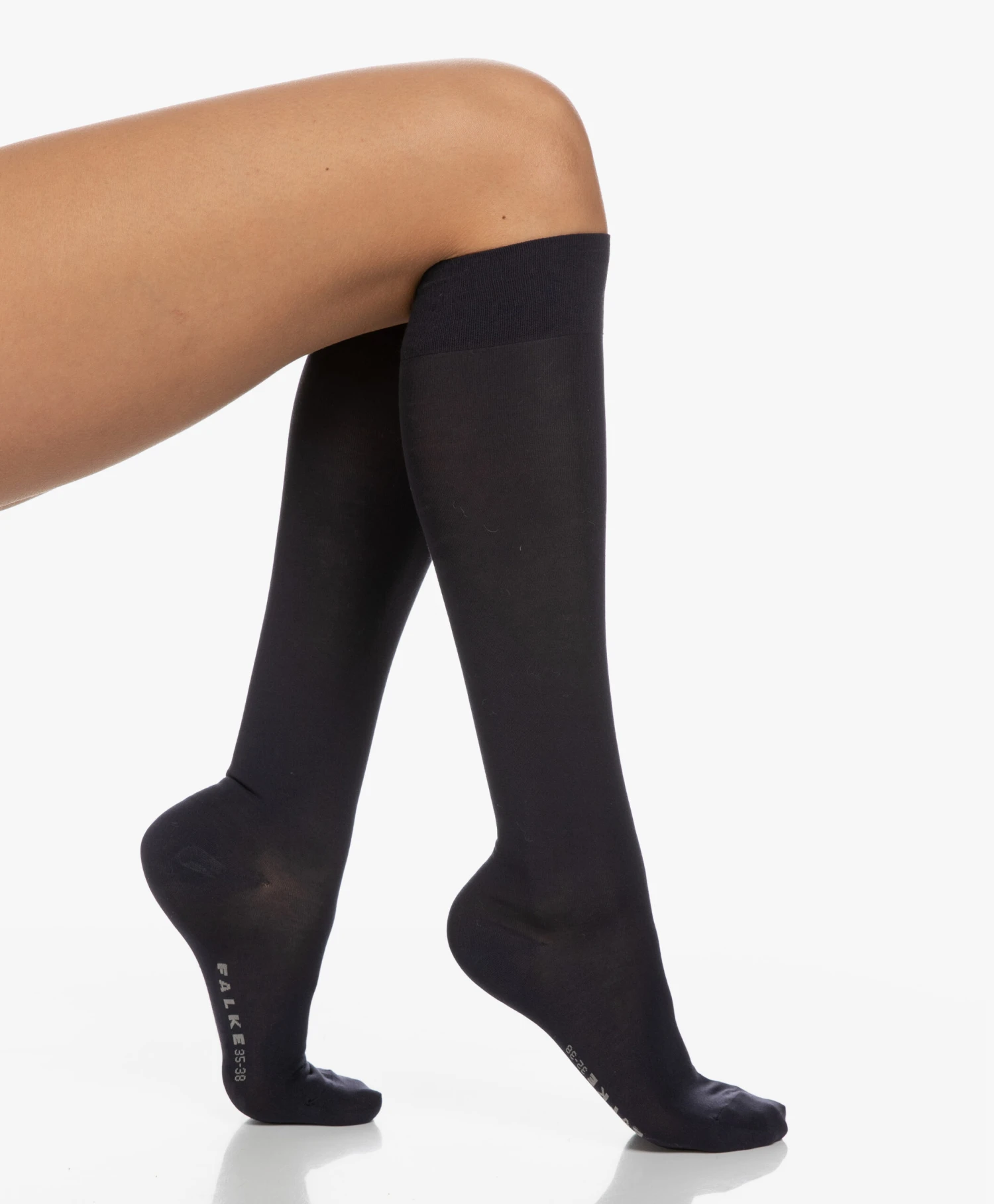 Falke Cotton Touch Sokken - Dark Navy 1 Falke Cotton Touch Sokken - Dark Navy