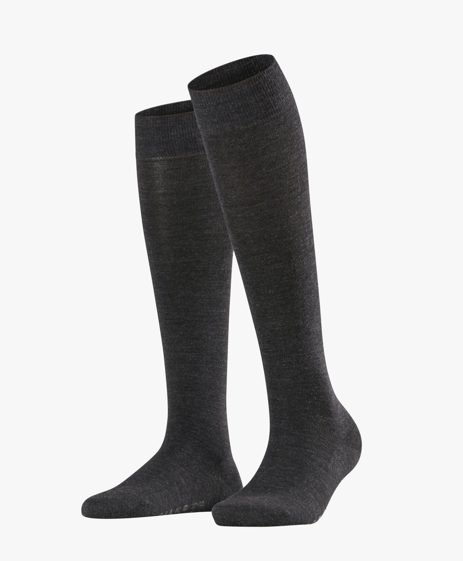 Falke Softmerino Kniekousen - Antracietgrijs Melee 2 Falke Softmerino Kniekousen - Antracietgrijs Melee - Afbeelding 2