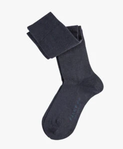 Falke Softmerino Kniekousen - Donkerblauw -Mode Kleding FALKE Softmerino Kniekousen Donkerblauw 02