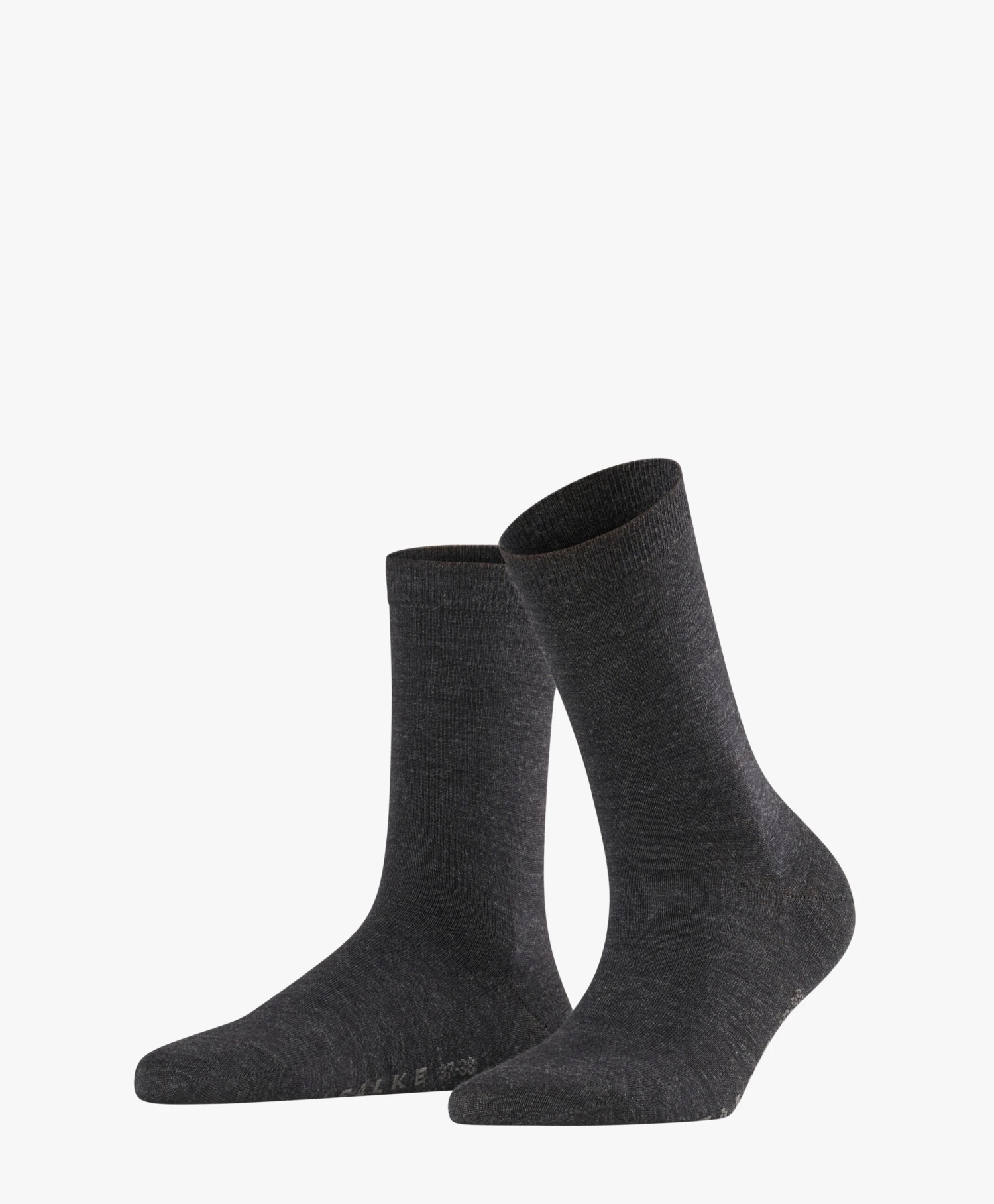 Falke Softmerino Sokken - Antracietgrijs Mêlee 2 Falke Softmerino Sokken - Antracietgrijs Mêlee - Afbeelding 2