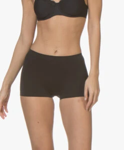 Hanro Touch Feeling High-Rise Short - Zwart -Mode Kleding HANRO HANRO Touch Feeling High rise Short Zwart 03