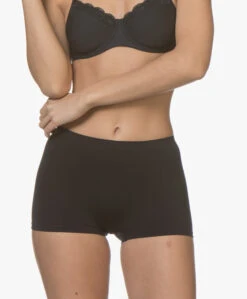 Hanro Touch Feeling High-Rise Short - Zwart -Mode Kleding HANRO HANRO Touch Feeling High rise Short Zwart 11