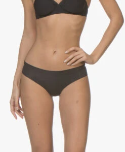 Hanro Invisible Cotton Midi Slip - Zwart