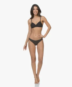 Hanro Invisible Cotton String - Zwart -Mode Kleding HANRO Invisible Cotton String Zwart 08