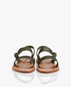 K. Jacques St. Tropez Barigoule Leren Sandalen - Kaki 18 K. Jacques St. Tropez Barigoule Leren Sandalen - Kaki -Mode Kleding K Jacques St Tropez Barigoule Leren Sandalen Kaki 414