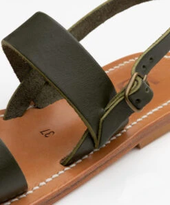 K. Jacques St. Tropez Barigoule Leren Sandalen - Kaki 14 K. Jacques St. Tropez Barigoule Leren Sandalen - Kaki -Mode Kleding K Jacques St Tropez Barigoule Leren Sandalen Kaki 418