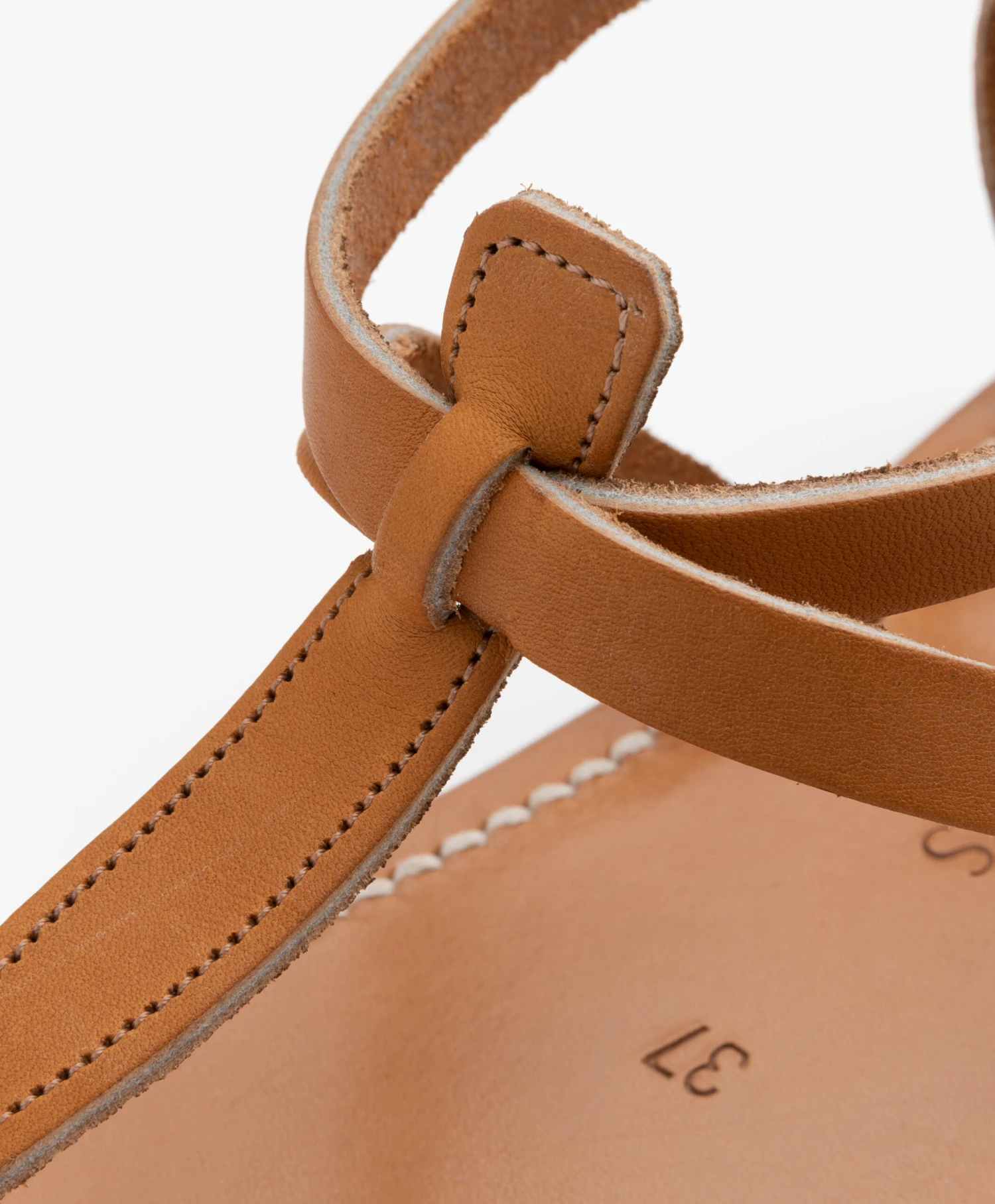 K. Jacques St. Tropez Buffon Leren Sandalen - Naturel 7 K. Jacques St. Tropez Buffon Leren Sandalen - Naturel - Afbeelding 7