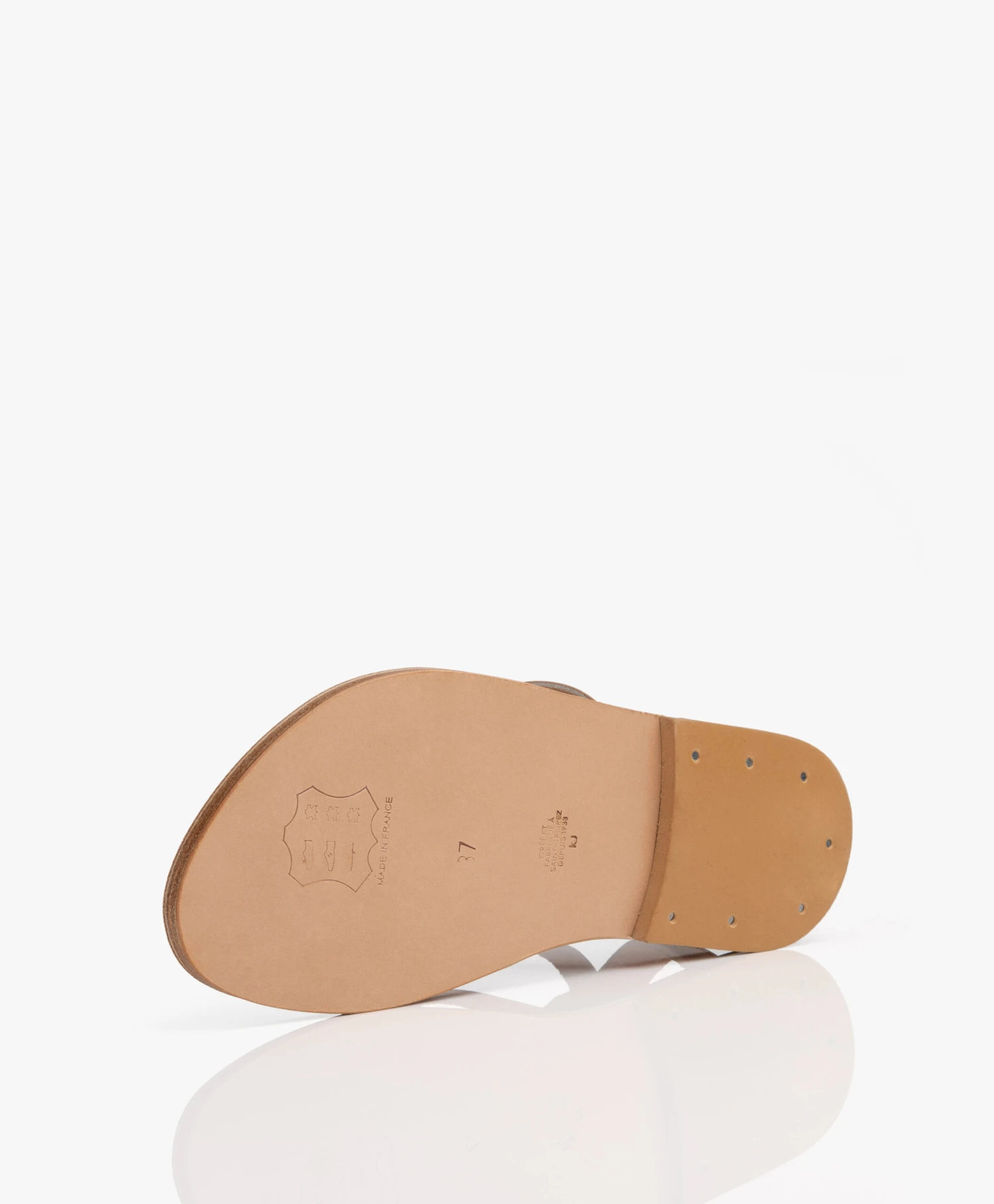 K. Jacques St. Tropez Buffon Leren Sandalen - Naturel 13 K. Jacques St. Tropez Buffon Leren Sandalen - Naturel - Afbeelding 13