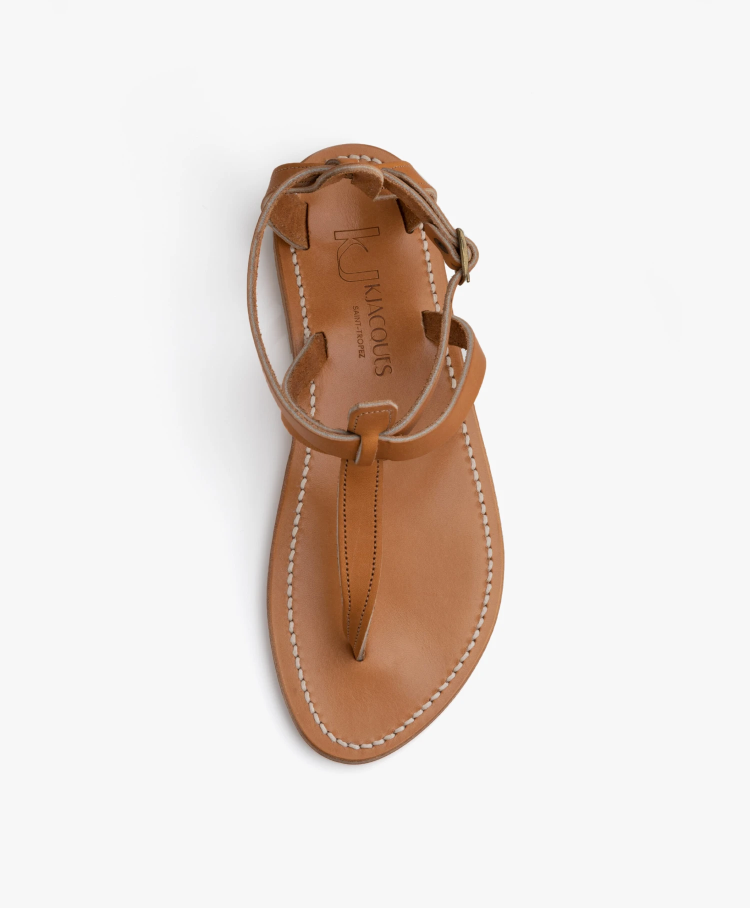 K. Jacques St. Tropez Buffon Leren Sandalen - Naturel 11 K. Jacques St. Tropez Buffon Leren Sandalen - Naturel - Afbeelding 11