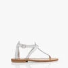 K. Jacques St. Tropez Buffon Leren Sandalen - Wit
