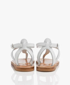 K. Jacques St. Tropez Buffon Leren Sandalen - Wit 16 K. Jacques St. Tropez Buffon Leren Sandalen - Wit -Mode Kleding K Jacques St Tropez Buffon Leren Sandalen Wit 2821