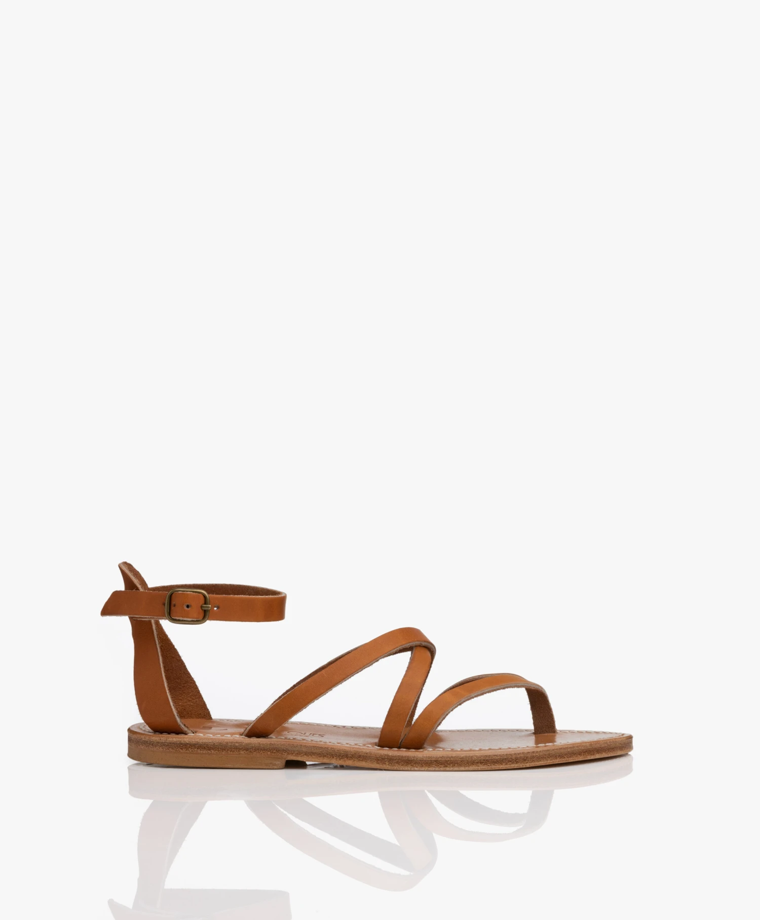 K. Jacques St. Tropez Epicure Leren Sandalen - Naturel 1 K. Jacques St. Tropez Epicure Leren Sandalen - Naturel