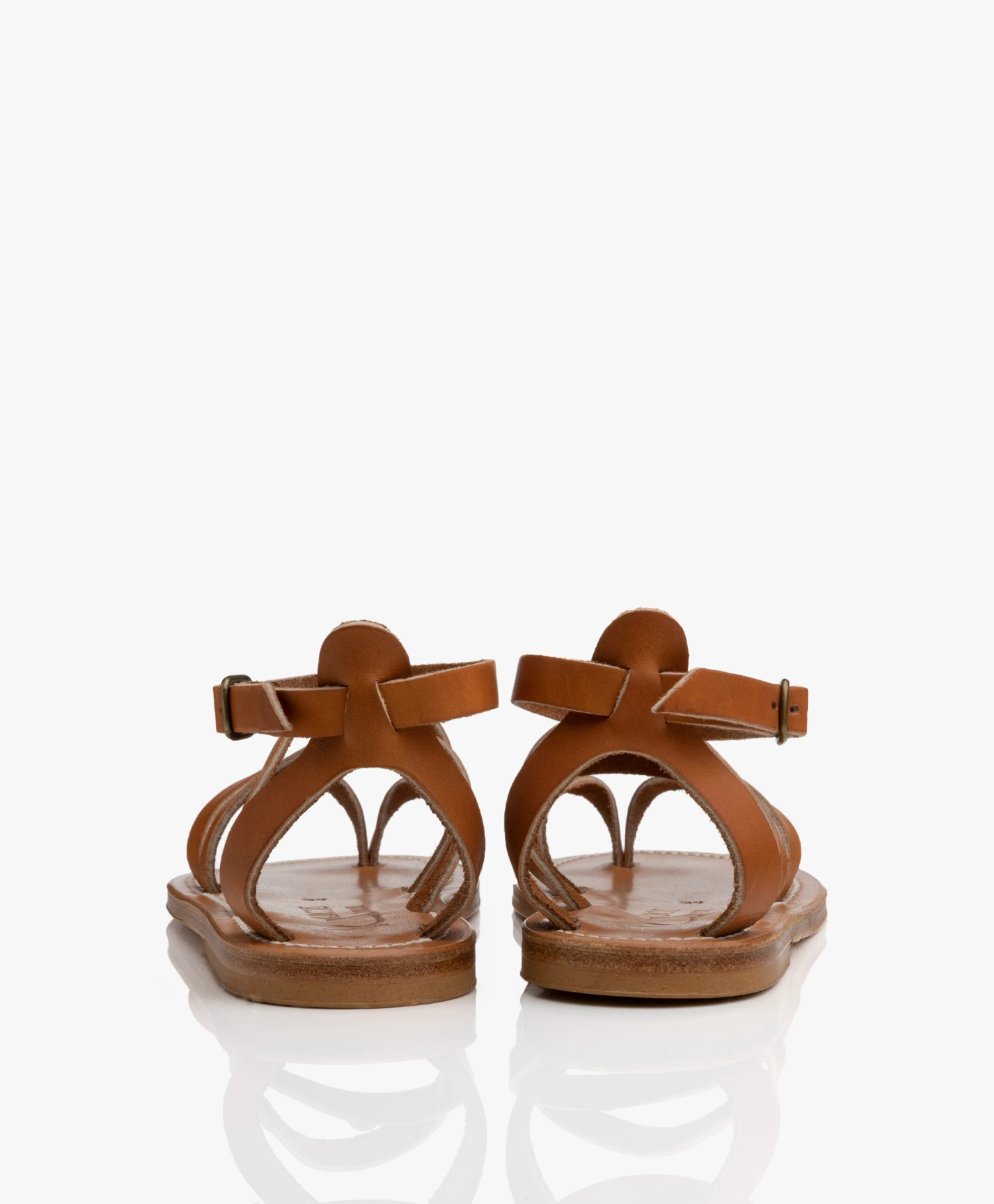 K. Jacques St. Tropez Epicure Leren Sandalen - Naturel 7 K. Jacques St. Tropez Epicure Leren Sandalen - Naturel - Afbeelding 7