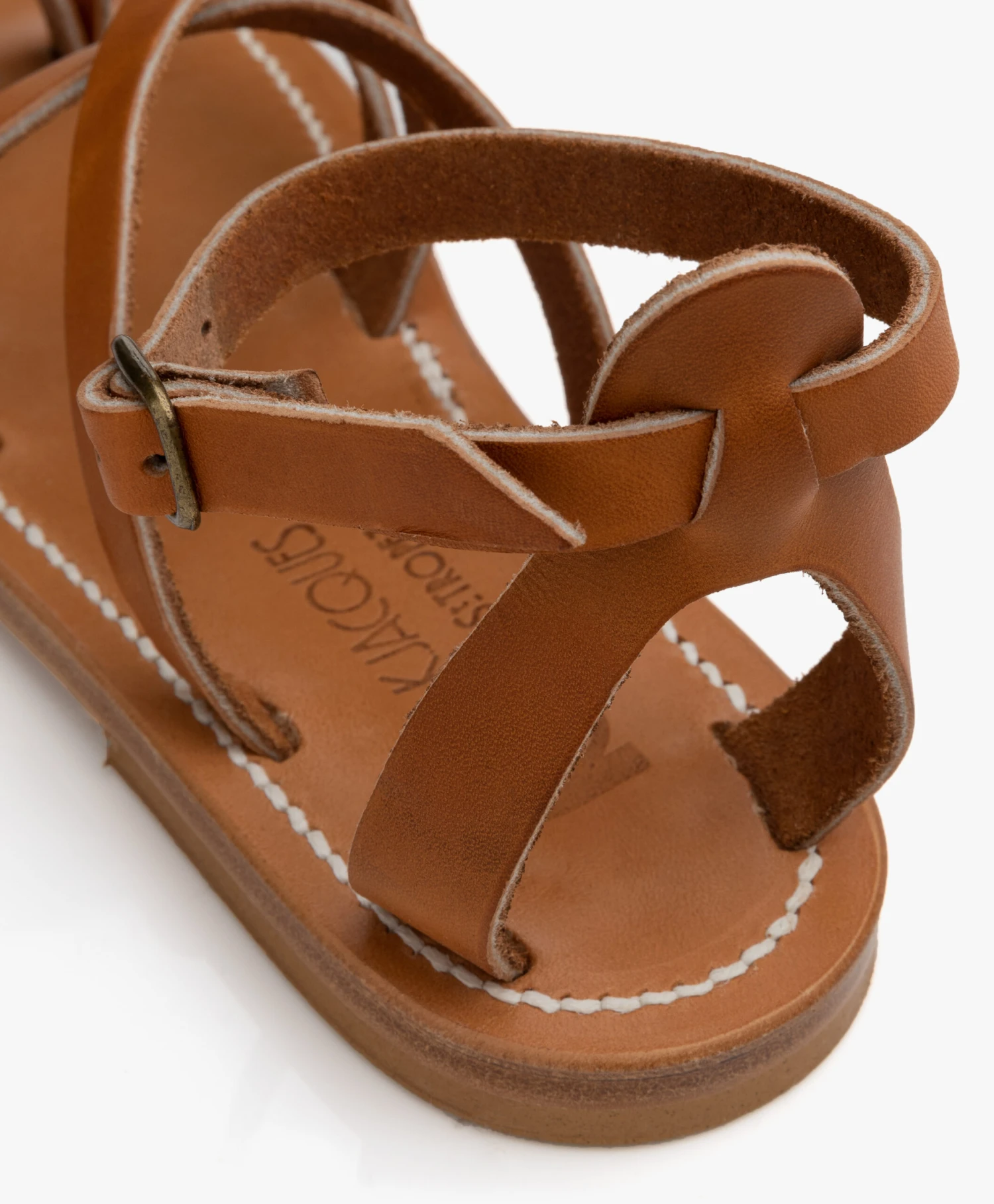 K. Jacques St. Tropez Epicure Leren Sandalen - Naturel 11 K. Jacques St. Tropez Epicure Leren Sandalen - Naturel - Afbeelding 11