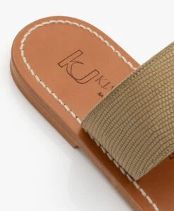 K. Jacques St. Tropez Nagoya Leren Slippers - Geko Sinhra 24 K. Jacques St. Tropez Nagoya Leren Slippers - Geko Sinhra -Mode Kleding K Jacques St Tropez Nagoya Geko Sinhra 348