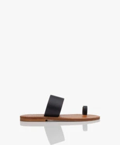 K. Jacques St. Tropez Nagoya Leren Slippers - Pul Marine