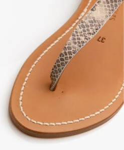 K. Jacques St. Tropez Picon Leren Sandalen - Kampal Duna -Mode Kleding KJacques St Tropez Picon Leren Sandalen Kampal Duna 293