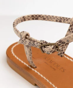K. Jacques St. Tropez Picon Leren Sandalen - Kampal Duna -Mode Kleding KJacques St Tropez Picon Leren Sandalen Kampal Duna 297