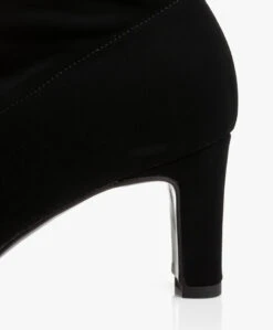 Panara Overknee Stretchlaarzen Met Hak - Zwart -Mode Kleding Panara Overknee Stretchlaarzen met Hak Zwart 207