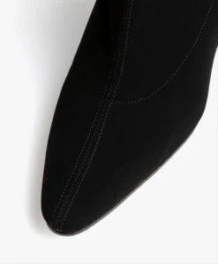 Panara Stretchlaarzen Met Hak - Zwart -Mode Kleding Panara Stretchlaarzen met Hak Zwart 07