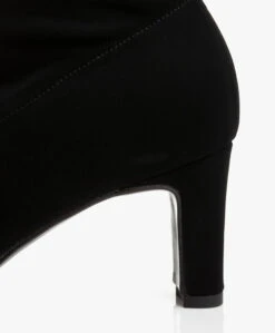 Panara Stretchlaarzen Met Hak - Zwart -Mode Kleding Panara Stretchlaarzen met Hak Zwart 08