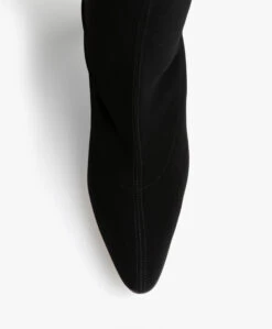 Panara Stretchlaarzen Met Hak - Zwart -Mode Kleding Panara Stretchlaarzen met Hak Zwart 09