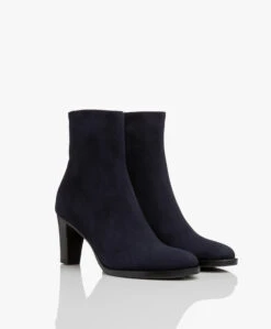 Panara Suède Enkellaars Met Hak - Donkerblauw 12 Panara Suède Enkellaars Met Hak - Donkerblauw -Mode Kleding Panara Sude Enkellaars met Hak Donkerblauw 2041