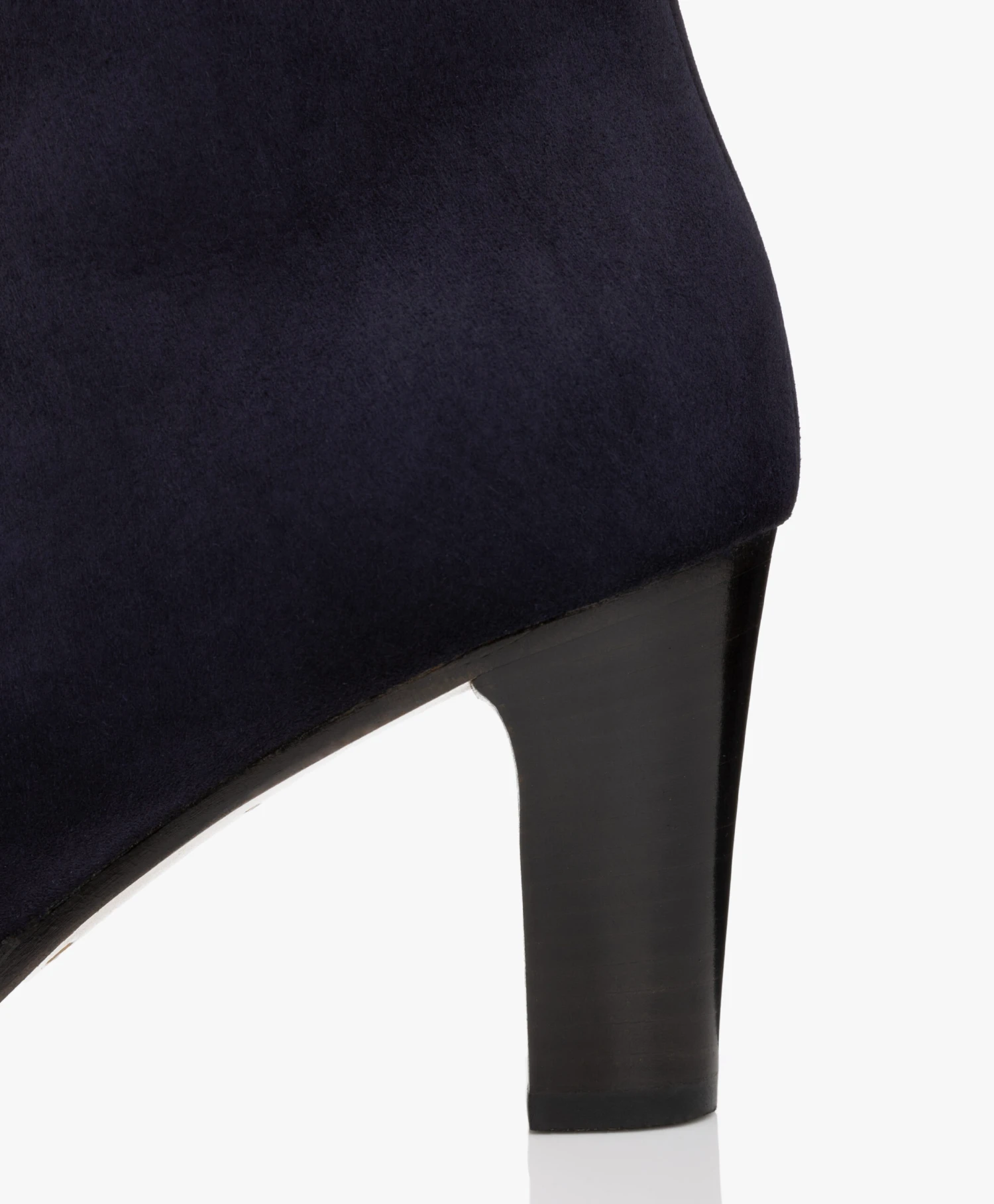 Panara Suède Enkellaars Met Hak - Donkerblauw 3 Panara Suède Enkellaars Met Hak - Donkerblauw - Afbeelding 3