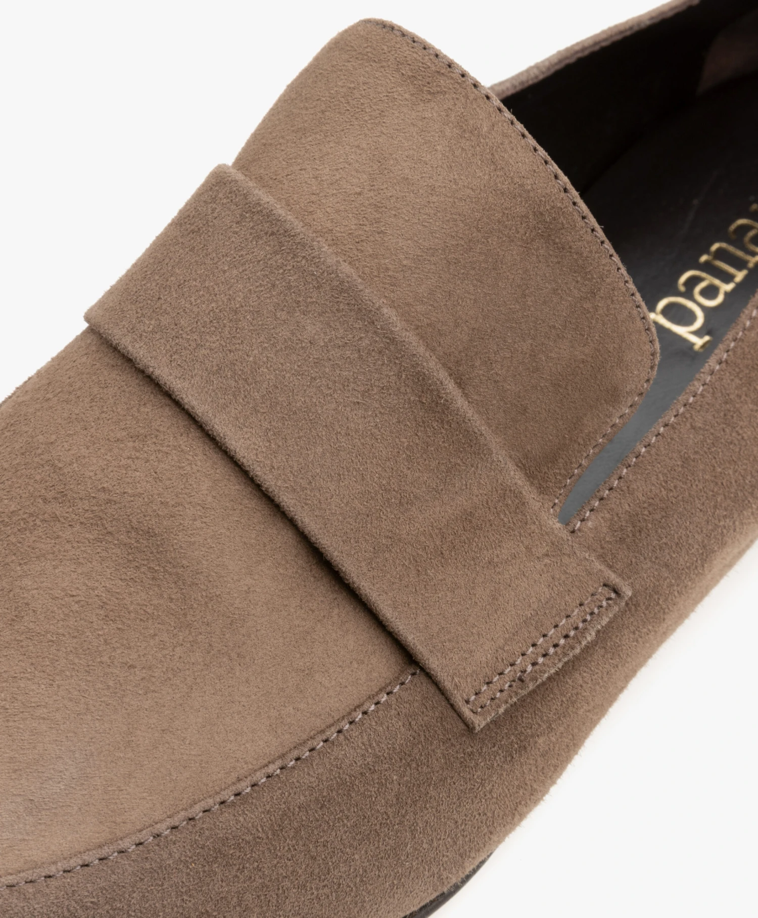 Panara Suède Instapper - Taupe 2 Panara Suède Instapper - Taupe - Afbeelding 2