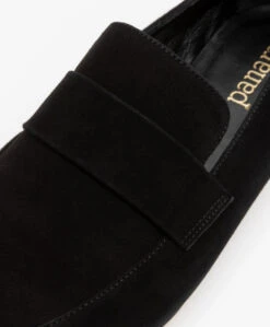 Panara Suède Instapper - Zwart -Mode Kleding Panara Sude Instapper Zwart 08