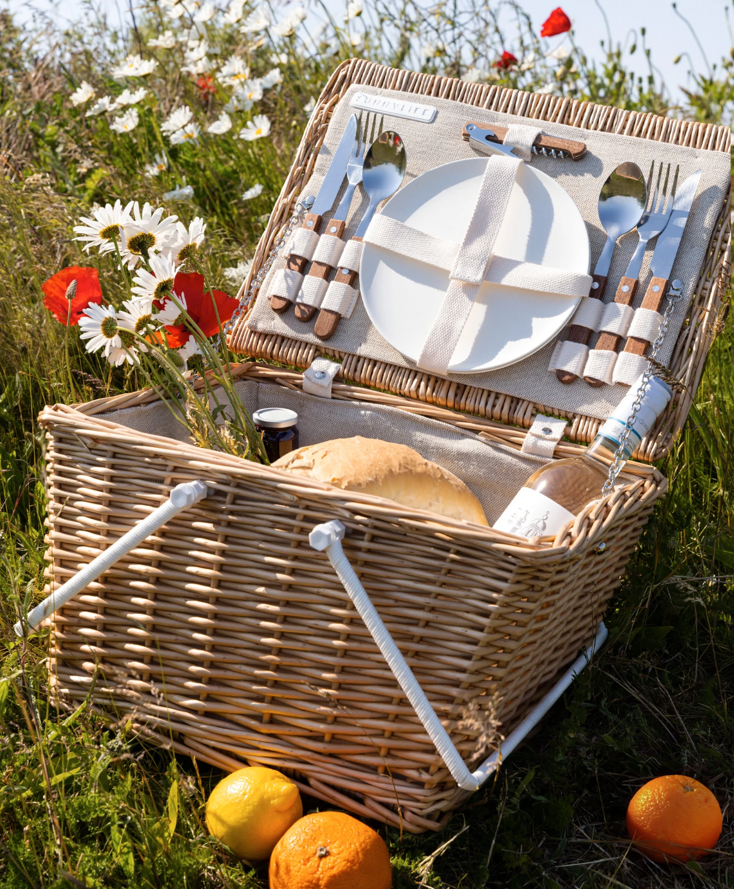 Pb. Favorites Picknickmand - Bruin 6 Pb. Favorites Picknickmand - Bruin - Afbeelding 6